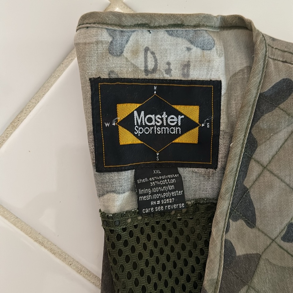 New Master Sportsman Men 13 Pocket Hunting Vest XXL - Picture 6 of 6